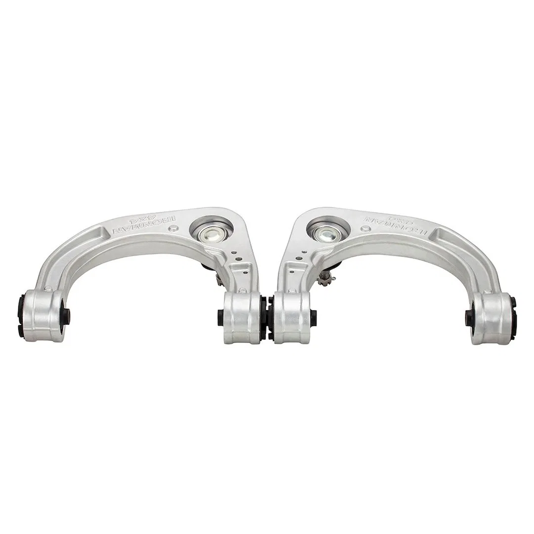 UCA001FA-8 – IRONMAN 4X4 Control Arm, Boxed Non-Adjustable Silver Aluminum Set Of 2
